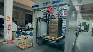 Auto Flip Flop Turner Hi-speed Servo Controlled stacker for flute laminator