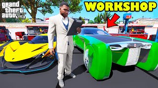 Franklin Sold Most Expensive Luxury Car In His Workshop in GTA 5 | SHINCHAN and CHOP screenshot 3