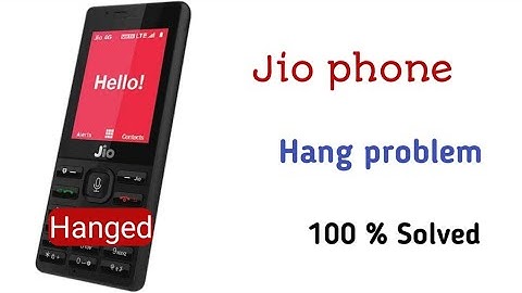 Jio phone hang problem 100 %solved | jio phone hang nahi hoga ab