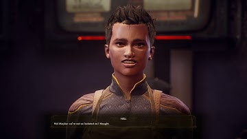 The Outer Worlds - talking to Nell with Felix [LIE]