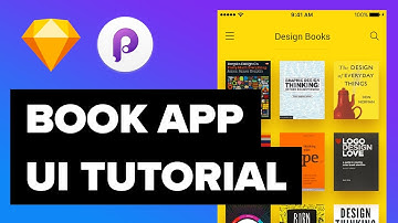 Book App Design - UI/UX Design and Animations Tutorial with Sketch & Principle