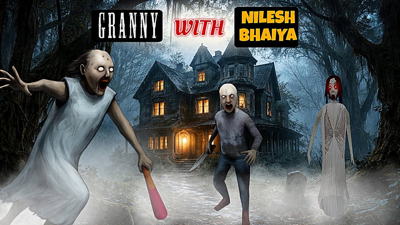 GRANNY HORROR GAME 👵 | Can I Escape Granny’s House? 🔥 | Scary Gameplay | nilesh bhaiya