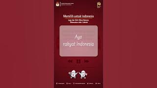 Video Lirik Jingle Pemilu Serentak 2024