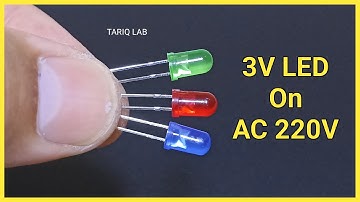 3V LED On AC 220V