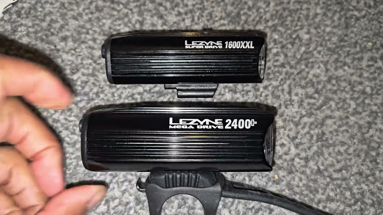 Lezyne Mega Drive 2400+ Vs Lezyne Super Drive 1600XXL Comparing