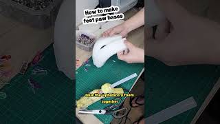 How To Make Fursuit Foam Feet Bases  fursuitmaker fursuit costumehowto tutorial