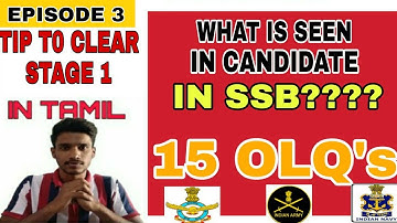 Officer Like Qualities In Tamil | What is seen in candidate in SSB | Ssb Interview | Abbas Abbu
