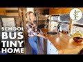 Family Quits the 9 to 5 to Live & Travel in an Off Grid School Bus Conversion