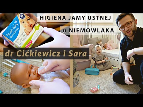 HIGIENA jamy ustnej u NIEMOWLAKA 🧑🏻‍🍼🔎🦷  - Baby wipes by dr Cickiewicz 👄👌🏼