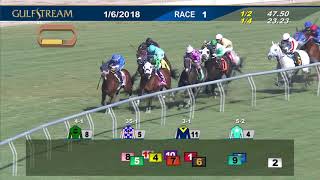 Gulfstream park Race 1 | January 8, 2018