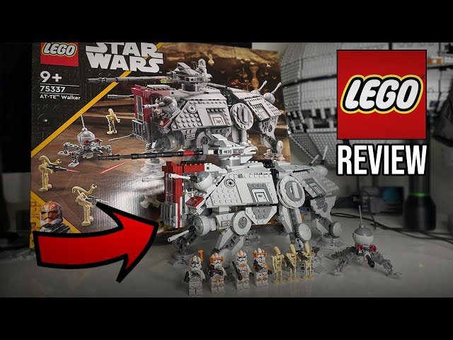 LEGO Star Wars Summer 2022 AT-TE Walker 75337 REVIEW! 