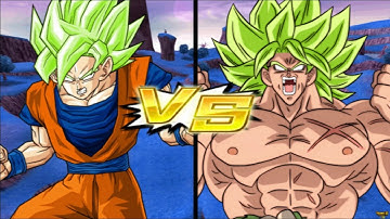 Goku SSJ Legendary 🆚 Broly SSJ Legendary - Dragon Ball Z Budokai Tenkaichi 3 Mods