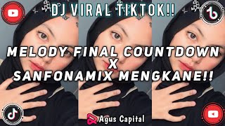 VIRAL‼️DJ MELODY THE FINAL COUNTDOWN X SANFONAMIX‼️FYP TIKTOK MENGKANE