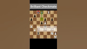 Brilliant checkmate #chess #chessgame #chesscom #chesspuzzle #chesstactics #checkmatepatterns