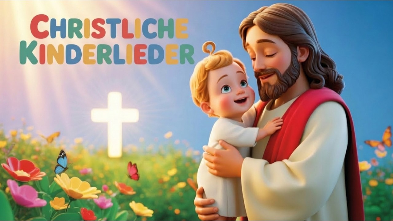 Schlafenszeit mit Jesus 💖 | Beruhigende christliche Kinderlieder für Babys & Kleinkinder