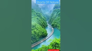  Floating bridge in China 🤯Would you drive over it? 🚗 #shorts