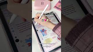 📝Discover how to transform your digital note-taking experience with a splash of pink. 💖🌸 #tablet