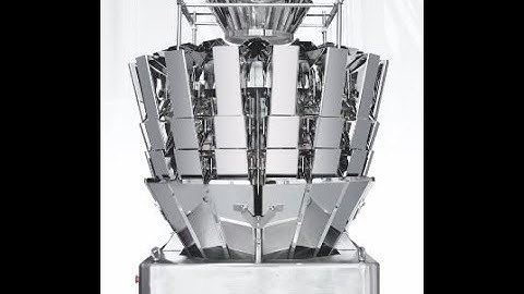 The fourth generation three layers 16 head high speed weigher for 200g olives