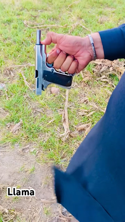 Llama 32 bore Cal 7.55m/m 32 bore in Silver Colour Made in Spain 🇪🇸| easy to Chamber| zero recoil