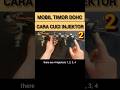 cara cuci injektor mobil timor dohc bagian 2