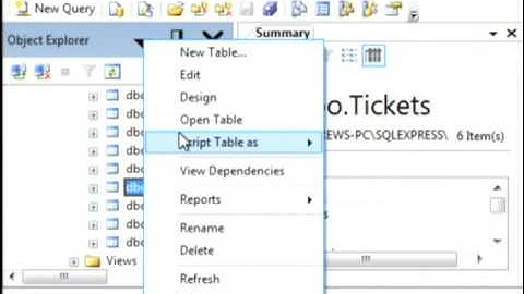 Microsoft Excel, SQL & Internet Tips : Entering Data Using SQL Management Studio