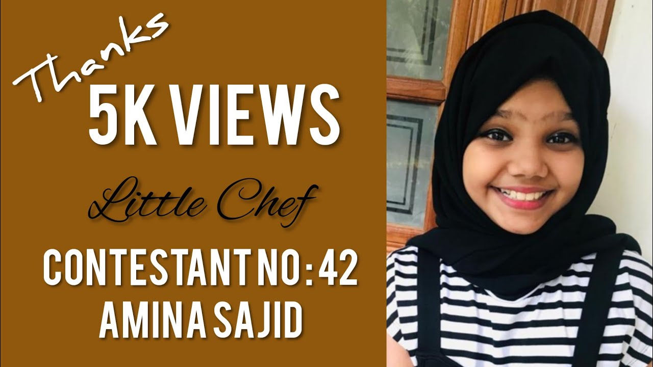 Contestant No : 42 | Little Chef | Cooking Competition | പാചക മത്സരം