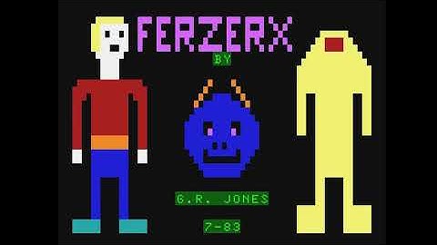 Ferzerk + audio intro - (1983) - APF Imag Machine - gameplay