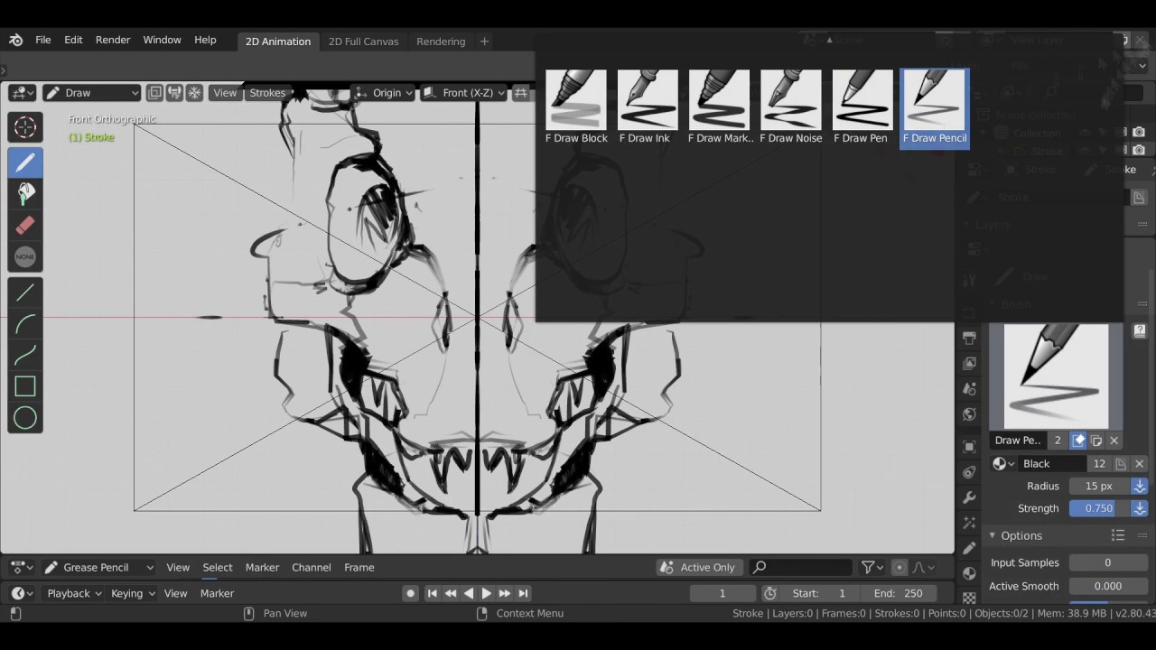 blender grease pencil tutorials