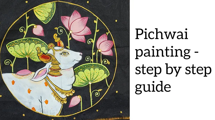 Pichwai Fabric Painting Tutorial | Step-by-Step Guide to Creating Stunning Cow Art on Fabric 