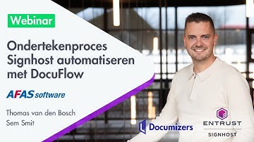 Webinar: Ondertekenproces Signhost automatiseren met DocuFlow