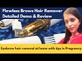 Flawless brows hair remover detailed demo  review  best electric eyebrow trimmer  eyebrow trimmer