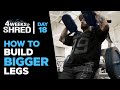 How to Build Bigger Legs | 4 Weeks 2 Shred-Day 18