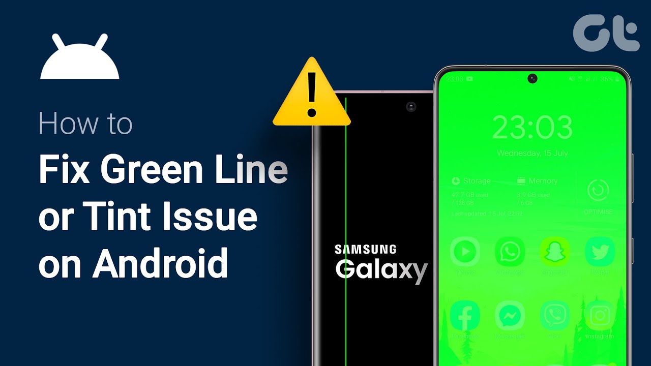 How to Fix Green Line or Tint Issue on Android Phones | Green Line ...