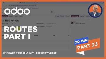Routes Part I at Odoo Inventory Version 18 - الجزء الأول لشرح مسارات المنتجات بتطبيق المخزون أودوو18