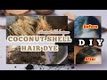 DIY Hair Dye, Using Coconut shell, ancient Technique