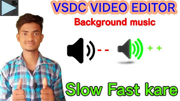 adjust background music in vsdc video editor | vsdc audio spectrum | vsdc audio sync