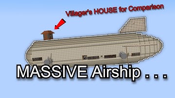 WORKING airship in Minecraft - Create: Clockwork