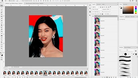 doyeon gif tutorial (photoshop + vapoursynth + topaz)