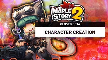 MapleStory 2: Character Customization (Closed Beta)
