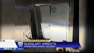 Redding police arrest 2 suspect following burglary at Bonnyview Market
