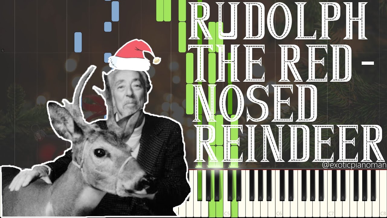 Johnny Marks - Rudolph The Reindeer (Solo Piano Synthesia) [Christmas 🎅] - YouTube