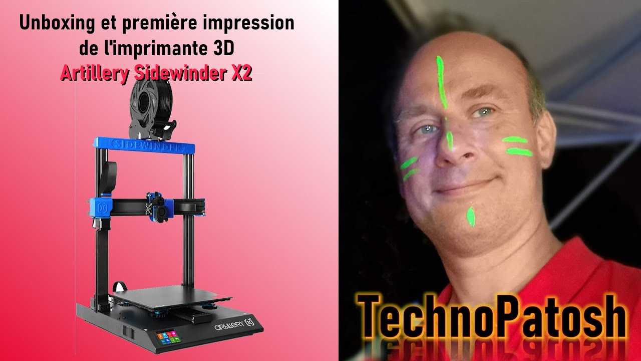 Ma première imprimante 3D - artillery sidewinder X2 - YouTube