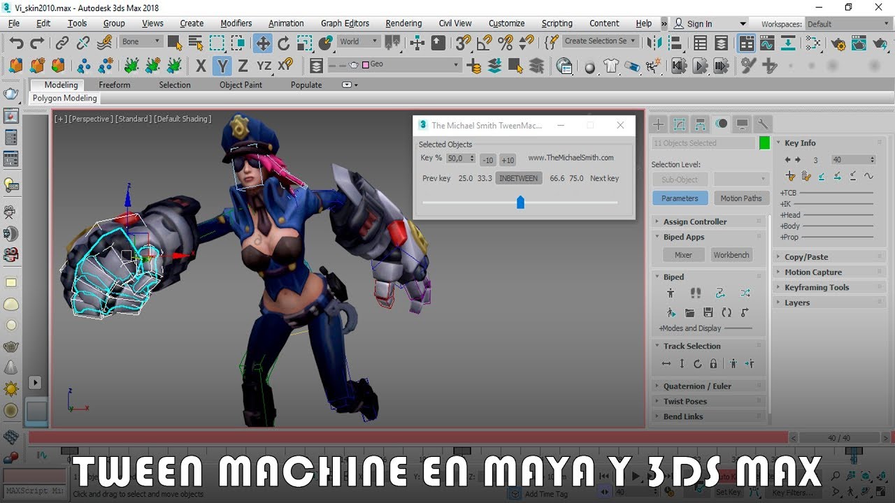 TweenMachine en Maya y 3ds Max YouTube