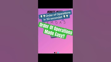 Order of Operations Made Simple! #maths #orderofoperations #pemdas #mario