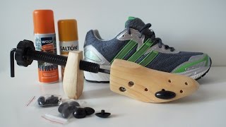 Как растянуть обувь при помощи деревянных колодок