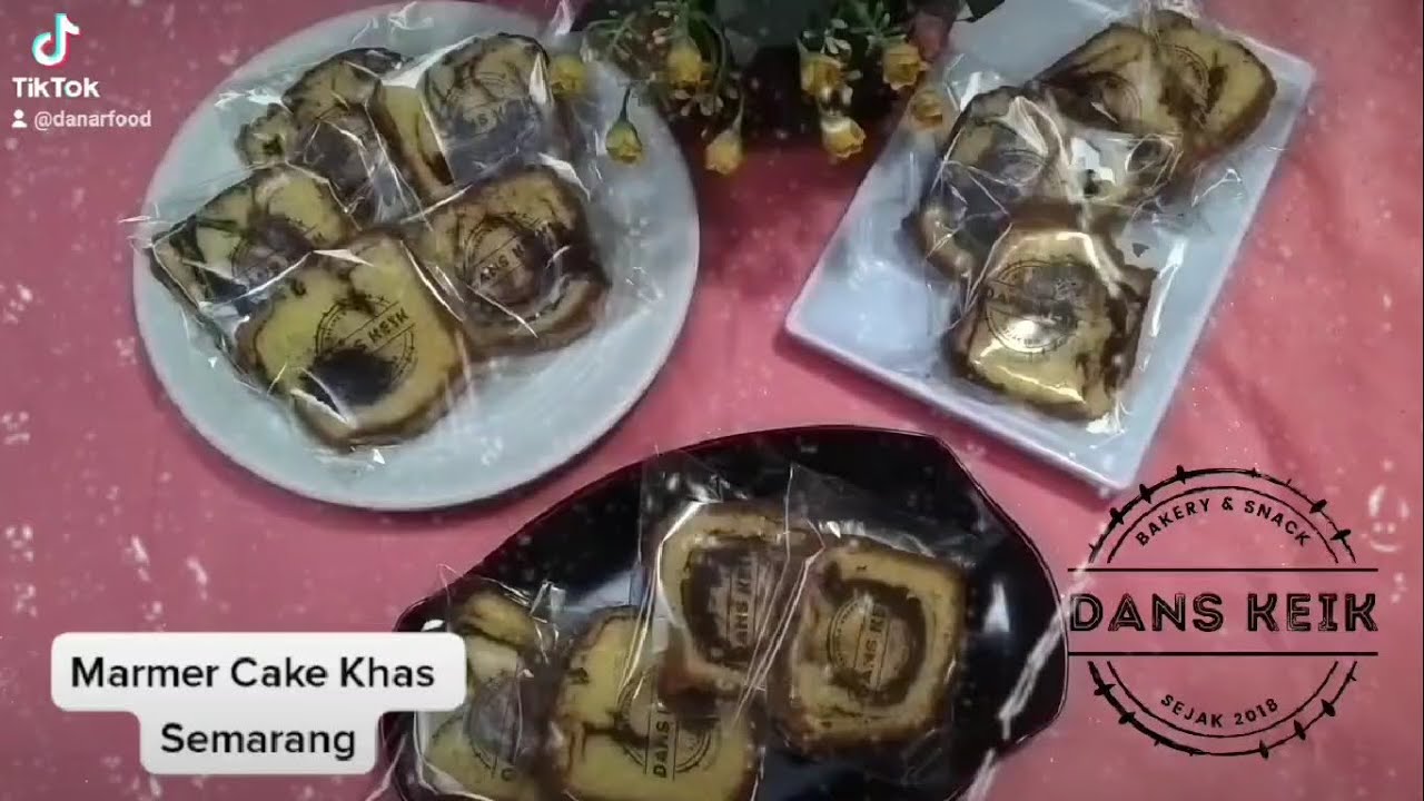 Marmer Cake Semarang Teksturnya Lembut Rasanya Enak Bisa Buat Jualan - Marmer Cake Khas Semarang
