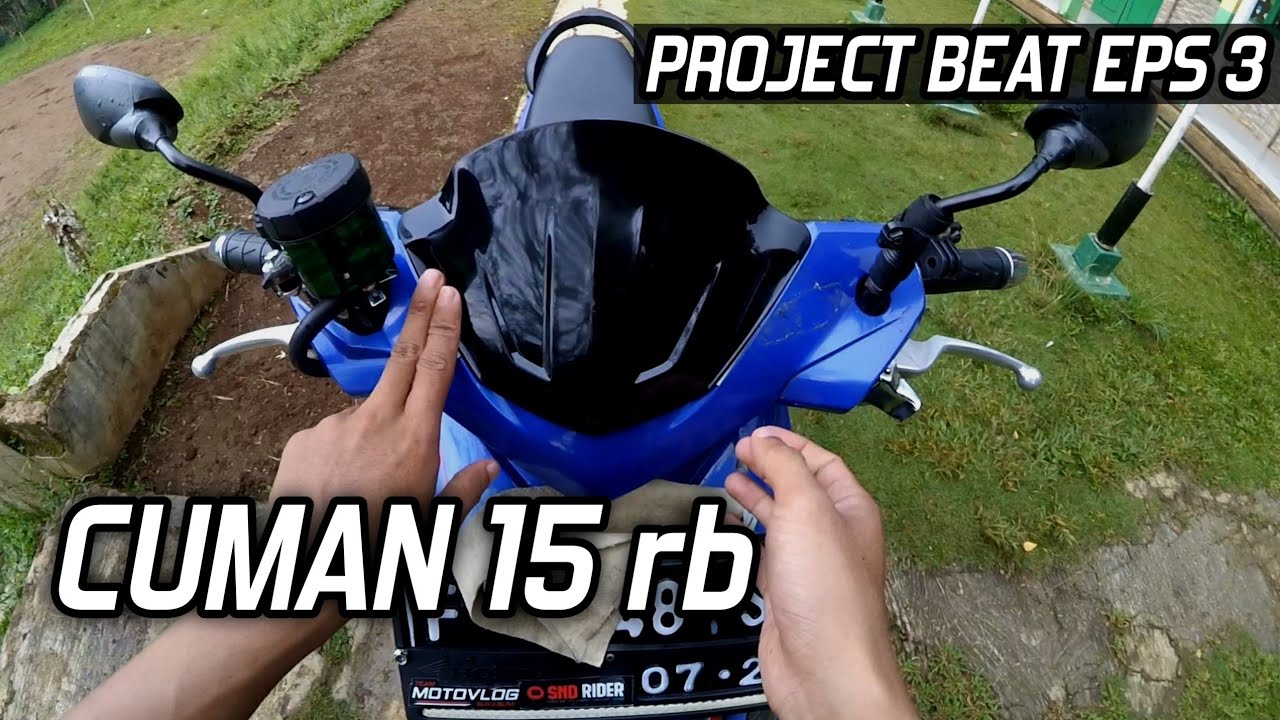 PASANG VISOR BEAT KARBU AUTO GANTENG | PROJECT BEAT EPS 3