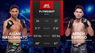 ALLAN NASCIMENTO VS MITCH RAPOSO | HIGHLIGHTS BEFORE THE MATCH