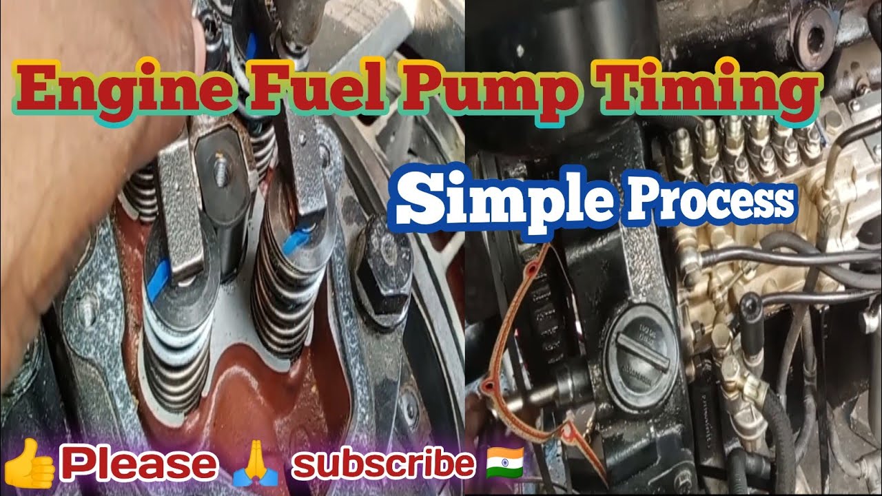 Diesel Engine Fuel Pump Timing Simple Process. YouTube