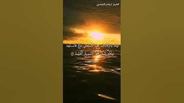 سورة فصلت من آية 35 إلى آية 37 بصوت الشيخ ياسر الدوسري♥♥